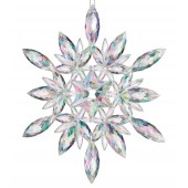 Iridescent Clear Snowflake